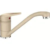 Franke Novara Plus, Herunterziehen, Sand, Edelstahl, Hebelgriffe, Einzelbild, Typ C