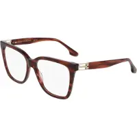 Victoria Beckham VB2680 Damen-Brille inkl. Gläser Vollrand Quadratisch Acetat-Gestell 53/15/140, rot