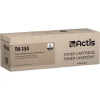 Canon Actis TH-35A Tonerkartusche (Ersatz für HP 35A CB435A, CRG-712; Standard; 1500 seiten; schwarz), 1500 Seiten, Schwarz, 1 Stück(e)