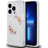 GUESS Guhmp15xhfwfct Iphone 15 Pro Max 6.7 Iml Flowers Wreatch Handyhülle