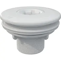 AstralPool 00334 Multiflow InØ Ex2´´ Rücklaufeingang Gewinde Für Fertigbecken 50mm Weiß Weiß One Size
