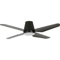 Beacon Lighting Beacon LED-Deckenventilator Aria CTC, schwarz, 122 cm, leise