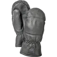Hestra - Leather Box Mitt - Handschuhe Gr 4 schwarz/grau