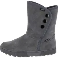 Lico Winterstiefel "Winterstiefel Amalia", Damen, Gr. 31, wärmend, grau, Veloursleder, Schuhe Winterstiefel