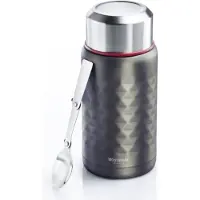 Westmark Viva Müsli Becher, 750 ml, Praktische Lunch Box für unterwegs oder zu Hause, Farbe: anthrazit