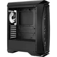 Eurocase Aerocool Aero One Frost, Tower, PC, Schwarz, ATX, micro ATX, Mini-ITX, Acrylnitril-Butadien-Styrol (ABS), SPCC, Blau, Grün, Rot