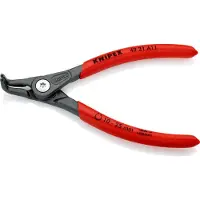 Knipex Präzisionsicherungsringzange DIN 5254 B Länge 130mm gew. Ø 10-25mm grau atramentiert - 49 21 A11 SB