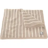 Set One By Musterring Badetuch "Needlestripe", beige, B:100cm L:150cm, Jacquard, Baumwolle, Handtücher, Badetuch, hautschmeichelnd, super weich