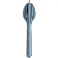 Koziol Besteck-Set 3-teilig KLIKK nature flower blue