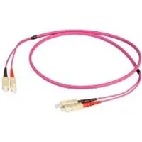 EFB Elektronik Duplex Jumper SC-SC 50/125µ, OM4, LSZH, erika violett, Flat Twin 3x5mm, 50m