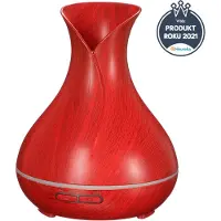 Sixtol Aroma-Diffuser Rotholz 350ml, Duftspender, ätherische Öle, Holzoptik