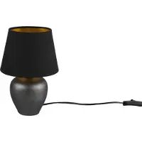 Reality Tischlampe - Schwarz - Goldfarben - Keramik - H 26 cm - E14