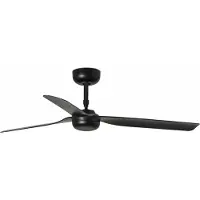 Faro Deckenventilator Punt M, schwarz, DC, leise, 130 cm, Remote