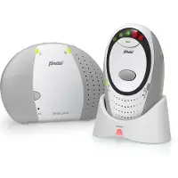 Alecto DB-185 Lux DECT-Babyphone Full Eco 300 m Reichweite 24 Std Akku Hellgrau