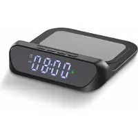 Cellularline Wecker Smart Clock mit kabelloser Ladefunktion 15W WIRELESSCLOCK2K
