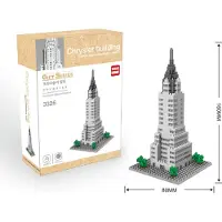 Tinisu Chrysler Building New York Wahrzeichen Modell LNO Micro-Bricks Bausteine