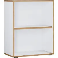 VCM Bücherregal "Holz Büro Regal Bücher Ordner Aktenregal Salia 2f", weiß, B:60cm T:33cm, Regale, Bücherregal