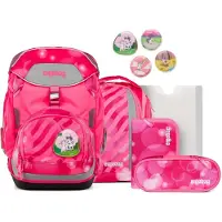 Ergobag pack Neo Edition Schulrucksack-Set, 6-tlg. 2025 KuntBärbuntes Einhorn