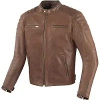 Bogotto B-Nimble Motorrad Lederjacke, braun, 48