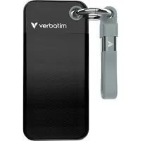 Verbatim Pocket SSD - 1TB - USB 3.2 Gen 2 - Schwarz / Grau