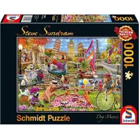 Schmidt Spiele Steve Sundram - Hundewahnsinn, 1000 Stück(e), Kunst, 12 Jahr(e)
