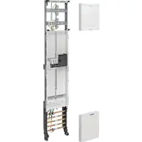 Hager ZH53W1N Komplettfeld, universZ, 1350mm, 1 Zählerplatz/Res, 1-feld, mit Zählersteckklemme