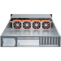 Inter-Tech IPC 2U-2406, Rack, Server, Schwarz, Silber, ATX, EATX, micro ATX, Mini-ITX, SSI EEB, Stahl, 2U