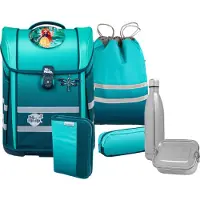 MCNEILL Perfecto Kollektion 2025 -Schulranzen-Set 5tlg., Gradient Blue Lagoon