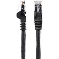 StarTech.com .com 5m Cat6 Snagless Gigabit UTP Netzwerkkabel - Cat 6 RJ45 Netzwerkkabel mit Knickschutz - Schwarz, 5 m, Cat6, U/UTP (UTP), RJ-45, RJ-45, Schwarz