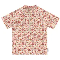 Sterntaler Schwimmanzug "Badeshirt kurzarm Blumen", Kinder, Gr. 114, Einheitsgröße, beige (ecru), Obermaterial: 82% Polyamid PA. 18% Elasthan EL., Badeanzüge Schwimmanzug