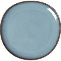 Villeroy & Boch Servierplatte "Servierplatte Lave ø 32 cm", blau (glacé), Steingut, LIKE. BY , Servierplatten, Servierplatte