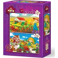Art puzzle Puzzle, "Die Bäuerin", 35 oder 60 Teile