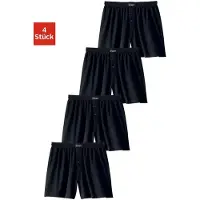 Le jogger Weiter Boxer , Herren, Gr. 10, 4 Stk., schwarz, Jersey, Obermaterial: 100% Baumwolle, unifarben, bequem, Unterhosen Weiter Boxer, aus angenehm weicher Baumwoll-Qualität, Topseller