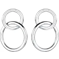 Elli Ohrringe Basic Kreis Geo Trend 925 Sterling Silber Elli Silber