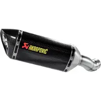 Akrapovic Auspuff Slip-On Carbon für Kawasaki Z 900 2020- Unisexohne Farbe990 - Motorradteile - Motorrad Auspuff