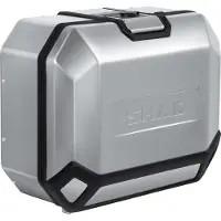 Shad Seitenkoffer Terra Aluminium 36L ALUMINIUM 36L SILBERN RE. braun
