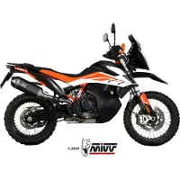 MIVV Speed Edge Auspuffsystem mit EG-BE S/O BL - 790/890 ADV/SMT 19-