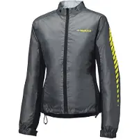 Held Wet Tour 2 Damen Regenjacke, dunkelgrau/schwarz/neon-gelb, S