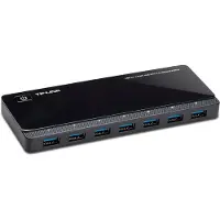 TP-LINK UH720, USB 3.2 Gen 1 (3.1 Gen 1) Micro-B, USB 3.2 Gen 1 (3.1 Gen 1) Type-A, 5000 Mbit/s, Schwarz, 1 m, USB