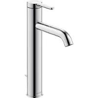 Duravit Waschtisch-Einhebelmischer L C.1 Ausl. 136mm, m Zugst.-Ablaufgarn., chrom