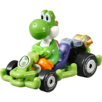 Mattel GRN19 - Hot Wheels - Mariokart - Yoshi mit Pipe Frame Kart