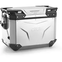 Givi Trekker Outback EVO Seitenkoffer 48L LINKS 48L MONOKEY SILB. orange
