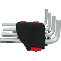 Ks Tools Innensechskant-Winkelstiftschlüssel-Satz, im Klapphalter,10-tlg1/16"-3/8" - 151.5060