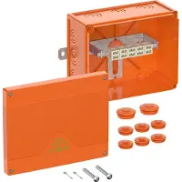 Spelsberg 86751001 Abzweigkasten, Schutzart IP66, Schlagfestigkeit IK08, Schutzklasse II, Ui 450V AC, Bemessungsisolationsspannung 450V DC, UL-EU
