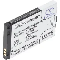 Cameron Sino Akku passend für den Emporia SafetyPlus A3690 Li-Ion Akku AK-A3660, 56x36x5,5mm