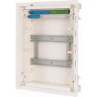 Eaton Hohlwand-Kleinverteiler KLV, 2-reihig, 24TE, IP30, Stahlblechtür flach, Steckklemmen, 1 Stk.