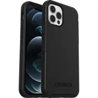 Otterbox Symmetry Hülle für Apple iPhone 12, iPhone 12 Pro Smartphone - Schwarz - Anitbakteriell, Sturzsicher, Stoßfest - Polycarbonat, Synthetischer Gummi