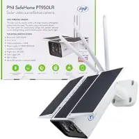 Pni SafeHome PT950LR 1080P 2MP Videoüberwachungskamera mit 6W Solarpanel, WiFi,