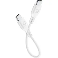 Cellularline Power Cable 15cm - USB-C to USB-C, 0,15 m, USB C, USB C, Weiß