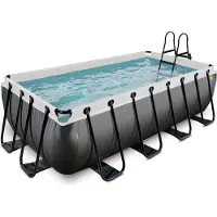 Exit Framepool BxLxH: 200x400x100 cm, mit Sandfilterpumpe und Sicherheitsleiter